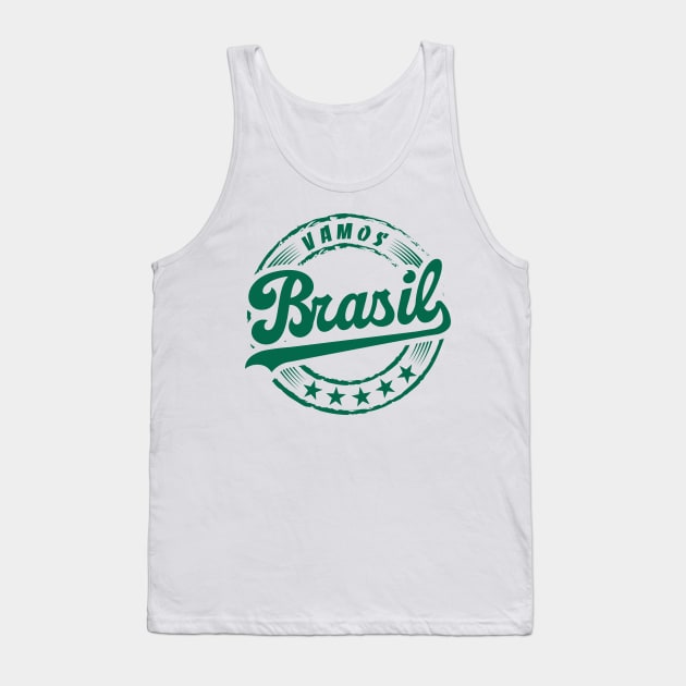 Vamos BRAZIL Tank Top by lounesartdessin